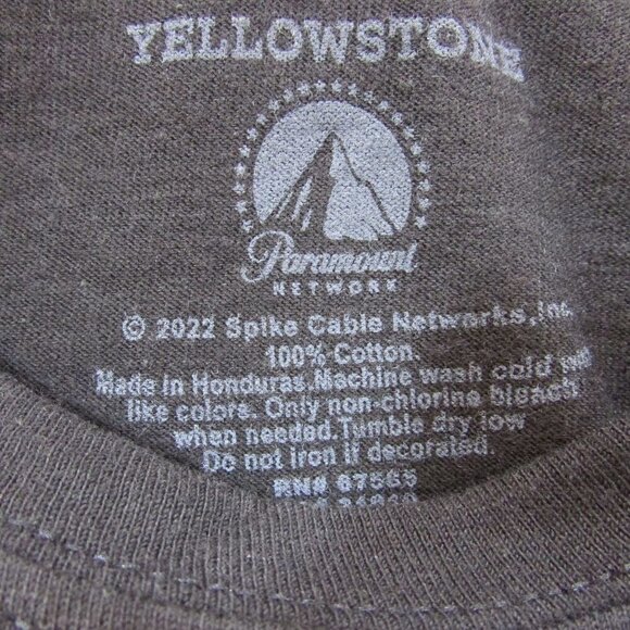 Yellowstone Paramount Women's Short Sleeve Rip Is my Brand Of Cowboy T-shirt Bla - Picture 2 of 2